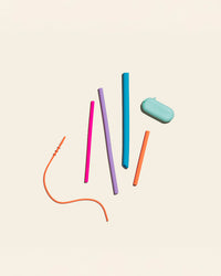 The GIR Multi Pack Straws in Maui on cream background.