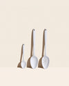 GIR 3-piece Spoon Set in Studio on a cream background. 