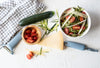 Weeknight Pesto Zoodles (without a spiralizer!)