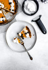 Coconut Sweet Potato Pie with Gingersnap Crust and Brown Sugar Boba