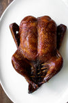 Soy and Black Tea Roasted Duck with Soy-Persimmon Glaze