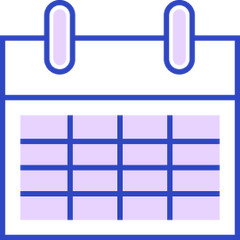 Illustration of a calendar representing Free Shipping and Returns over $35.