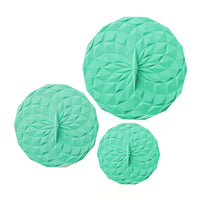 GIR 3 Piece Suction Lid Bundle in Mint on a cream background.