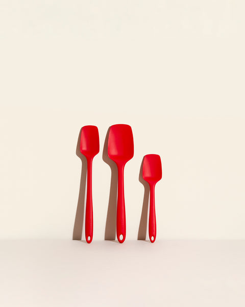 Red Spoonula Set of 3 Red Spoonula Set of 3