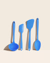 The Azure Blue, 4 Piece Ultimate Tool Set on a cream background. 