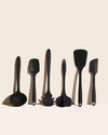 The GIR Black 6 Piece Home Chef Set on a cream background.